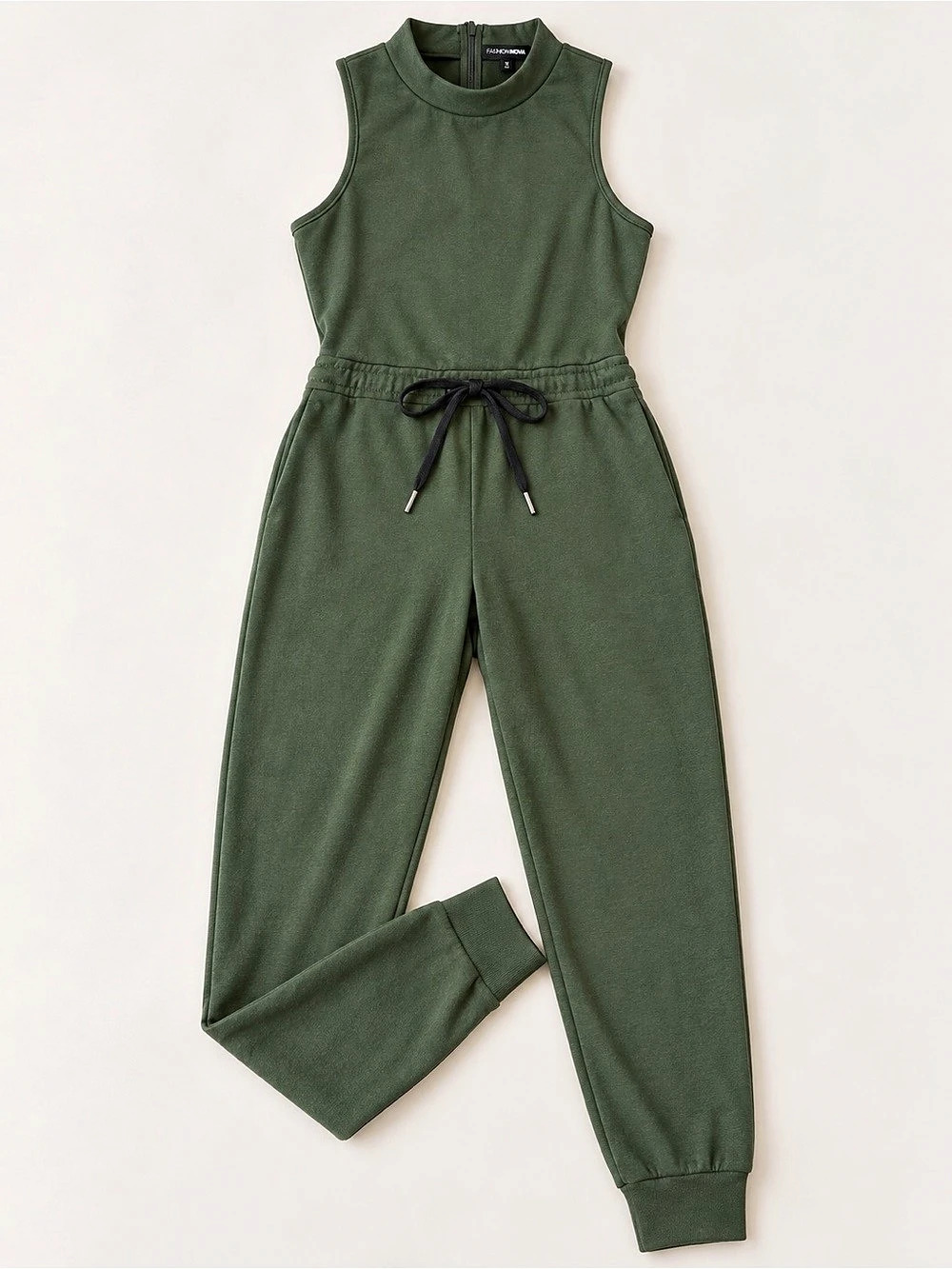 Fashion Nova Time to Lounge Jumpsuit Green Small